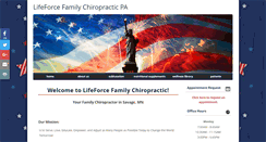 Desktop Screenshot of lifeforcefamilychiropractic.org